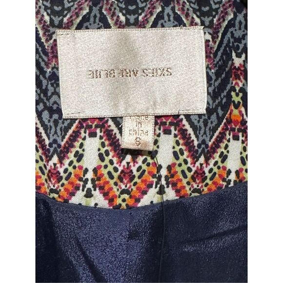 Skies are Blue blazer jacket spring colorful business casual chic S - Picture 6 of 8